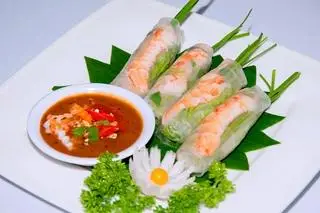 Hình ảnh gỏi cuốn siêu thịt ( 5 cuốn )