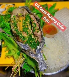 Hình ảnh Cá cam nướng giấy bạc lớn 1kg2