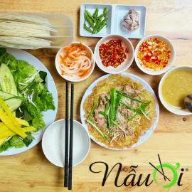 Hình ảnh 1 phần 5 bánh xèo bò
