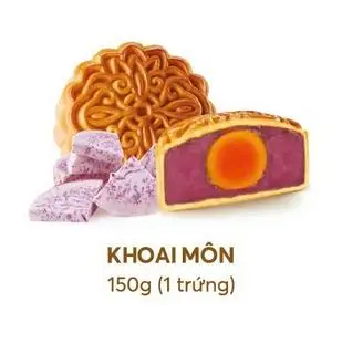 Hình ảnh Bánh Trung Thu Thọ Phát - Khoai Môn 1 Trứng