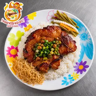 Hình ảnh Cơm sườn Miếng + Bì