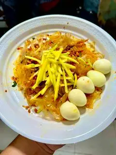 Hình ảnh Bánh tráng phơi sương trộn muối tỏi