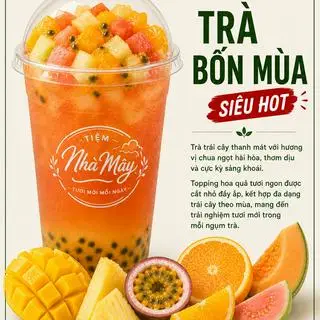 Hình ảnh Trà Hoa Quả 4 Mùa Siêu Hot Siêu Rẻ 