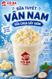Hình ảnh Sữa tuyết Vân Nam sữa chua sấy