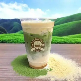 Hình ảnh Matcha latte kem muối