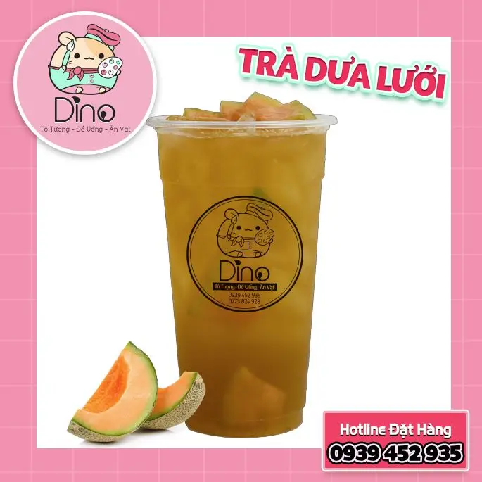 Hình ảnh Trà Dưa Lưới size 500ml