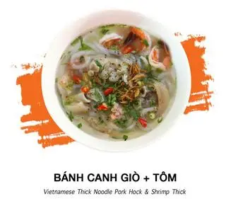 Hình ảnh Bánh canh 2 món giò - tôm