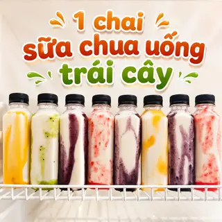 Hình ảnh Sữa chua uống trái cây 1 chai 250ml