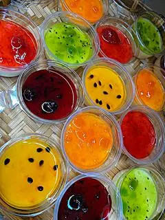 Hình ảnh Pannacotta vị Phúc bồn tử