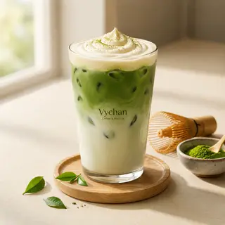 Hình ảnh Matcha Latte kem muối