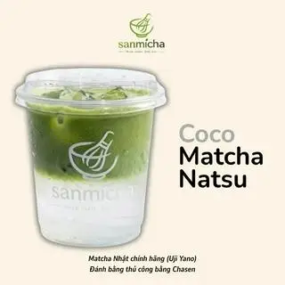 Hình ảnh Coco Matcha_ Natsu _Sanmicha 500ml