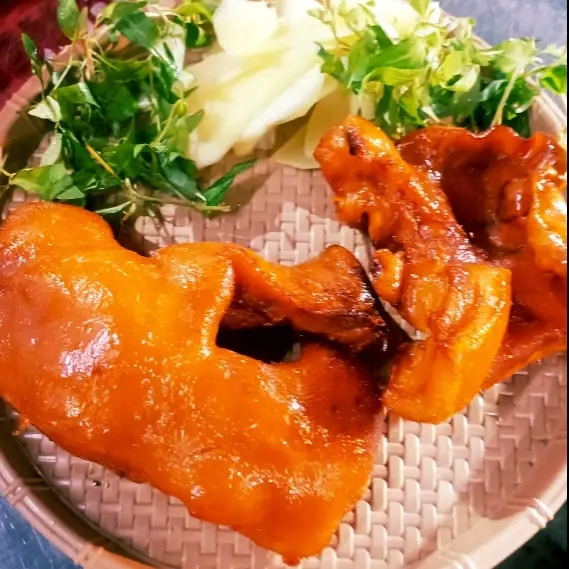 Hình ảnh mũi heo nướng 