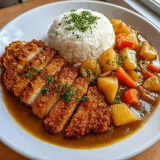Hình ảnh Cơm Gà Xù Cà Ri Nhật
