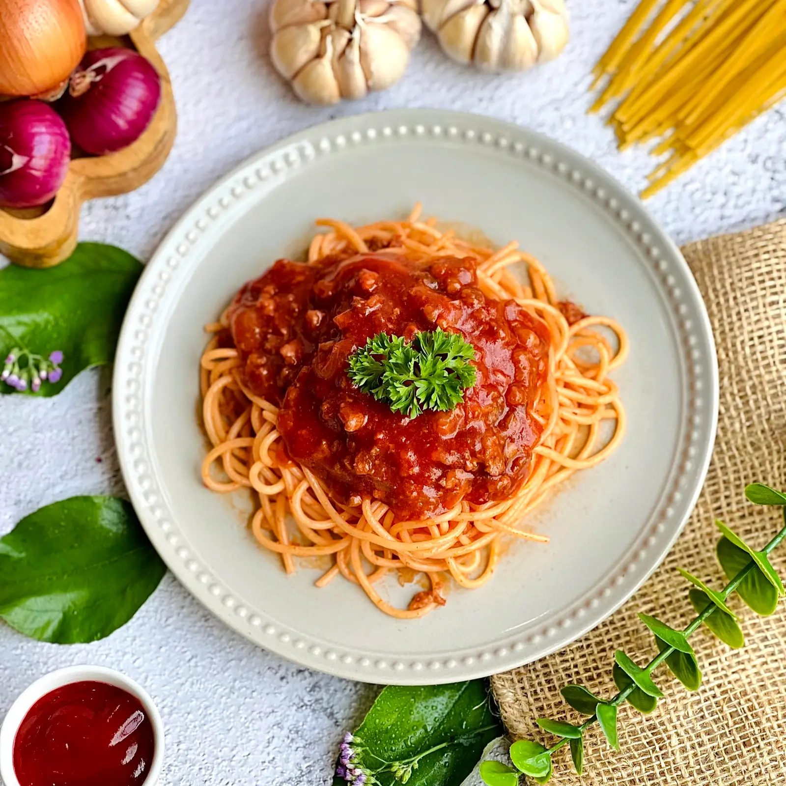 Hình ảnh Mì Ý Sốt Bò Hầm