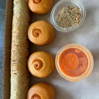 Hình ảnh 1 Cơm,4 Bánh,Muối mè,Muối ớt