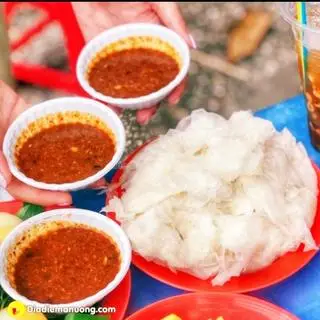 Hình ảnh Bánh tráng dẻo chấm số BÀ GÁNH 