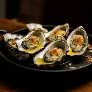 Hình ảnh 1 con Hàu nướng bơ tỏi