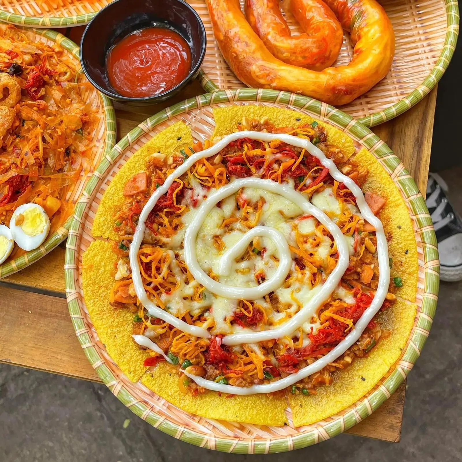Hình ảnh Bánh Tráng Nướng