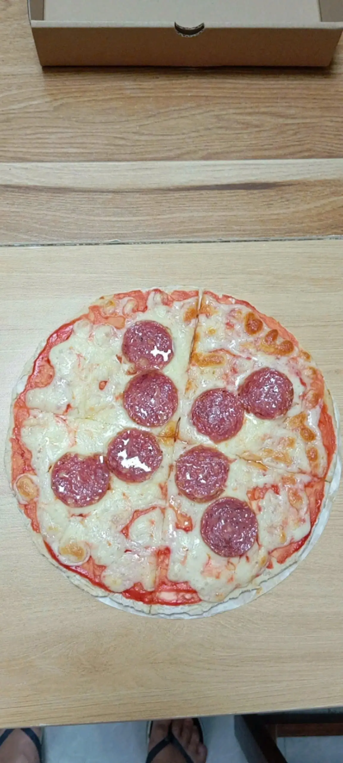 Hình ảnh Pizza peperoni size 18cm 