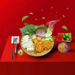 Hình ảnh bún đậu chả sụn