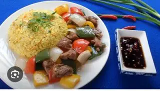 Hình ảnh Cơm sườn chua ngọt 