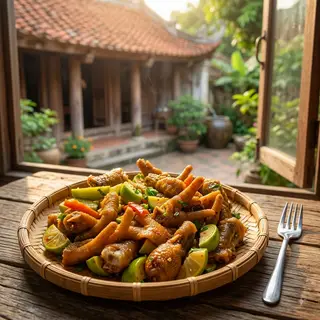 Hình ảnh Chân gà ngâm xì dầu tê cay rút xương 