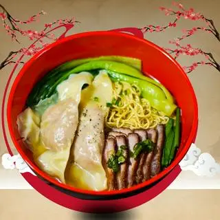 Hình ảnh Mì xá xíu sủi cảo nước
