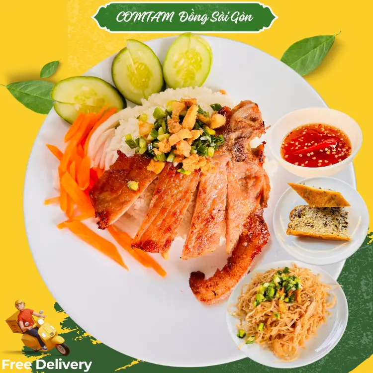 Hình ảnh Cơm Tấm Sườn, Bì, Chả
