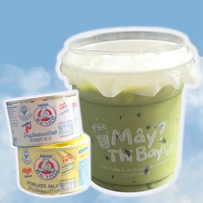 Hình ảnh Matcha sữa gấu thơm béo