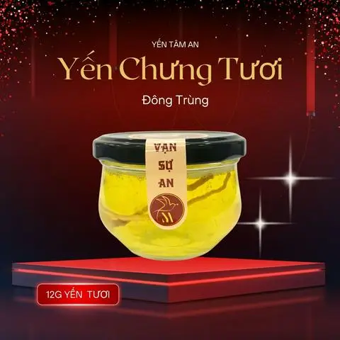 Hình ảnh Yến chưng tươi đông trùng - hũ 100ml