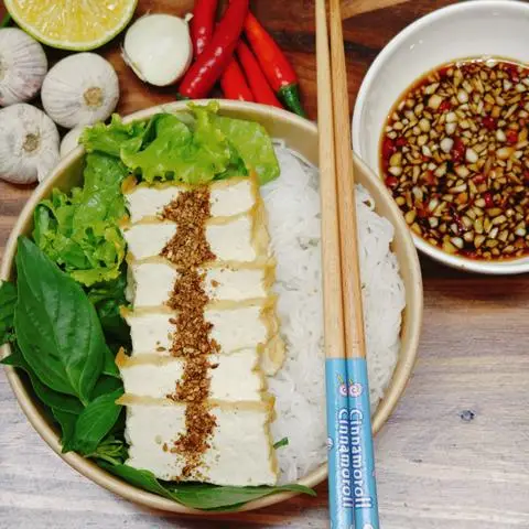 Hình ảnh Bún nước tương đậu hũ chiên
