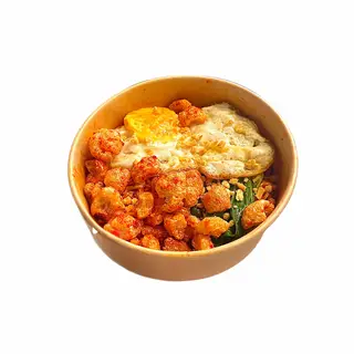 Hình ảnh Mì Trộn Trứng + Tóp Mỡ