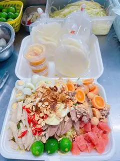 Hình ảnh (SIÊU VIP) Tré Trộn Thập Cẩm Đặt Biệt Size Đại Gia(Tặng 3p bánh phồng tôm)