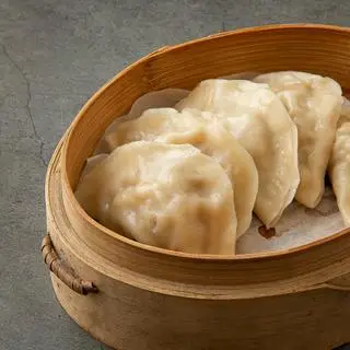 Hình ảnh Dimsum sủi cảo hấp nhân thịt rau