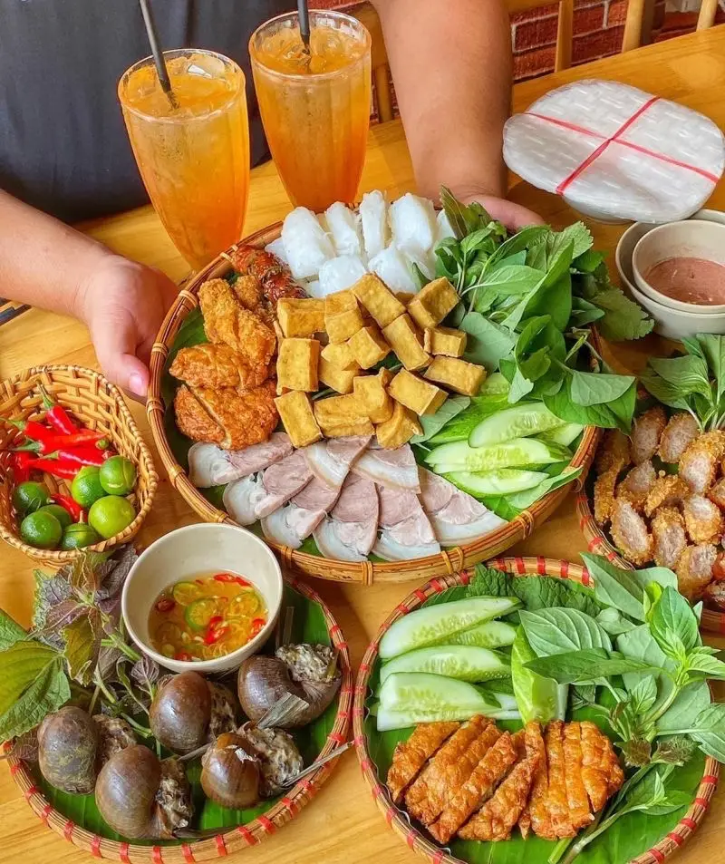 Hình ảnh Bún Đậu Thập Cẩm 2 Người + 2 ly Trà Tắc
