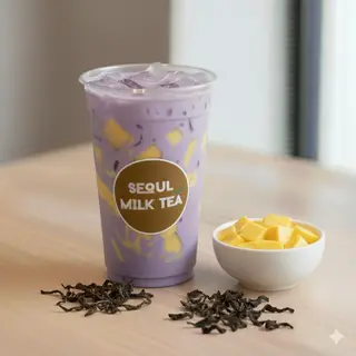 Hình ảnh Trà sữa khoai môn
