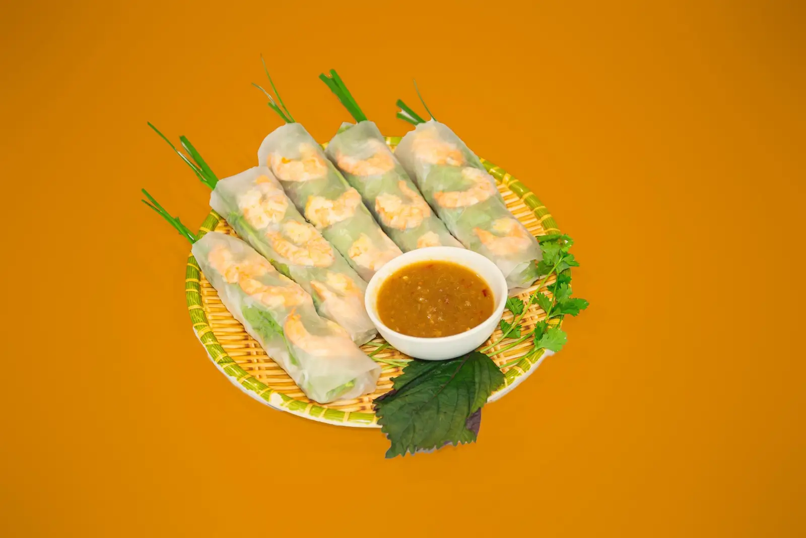 Hình ảnh Set 5 chiếc Tôm Cuốn Cố Đô mắm nêm