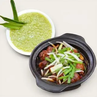 Hình ảnh Cháo gà Singapore - cháo dứa
