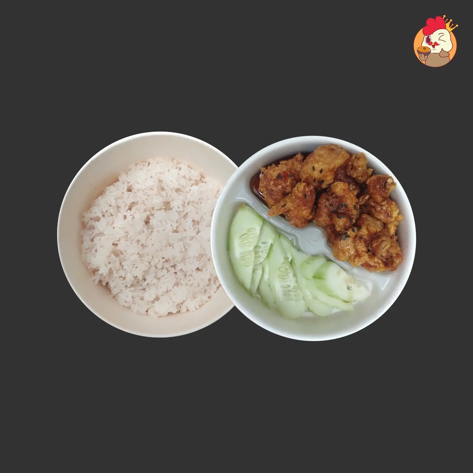 Hình ảnh Cơm Gà Viên Xốt Shoyu