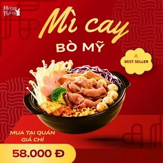 Hình ảnh Mì cay bò mỹ