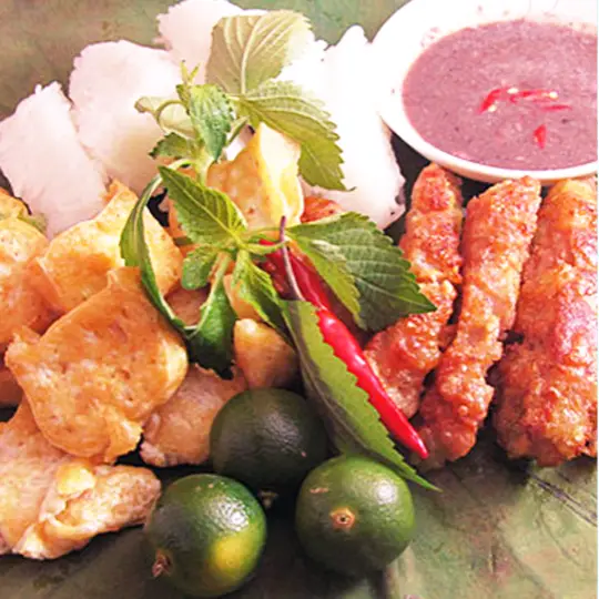 Hình ảnh Bún Đậu Chả Cốm + Trà Chanh