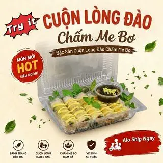 Hình ảnh Cuộn lòng đào chấm me bơ