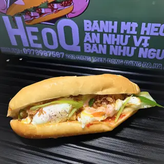 Hình ảnh Bánh mì 2 trứng ốp la