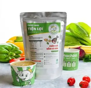 Hình ảnh Set cháo chân giò hầm củ sen