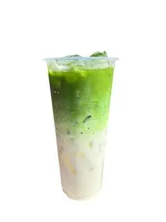 Hình ảnh matcha latte sữa hạt