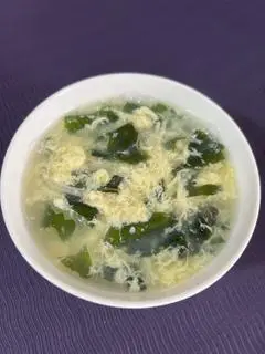 Hình ảnh Canh trứng gà rong biển 