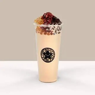 Hình ảnh trà sữa hạnh phúc