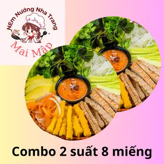 Hình ảnh Combo 2 suất nem nướng Nha Trang 8 miếng 