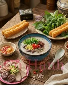Hình ảnh Cháo huyết thịt nạc