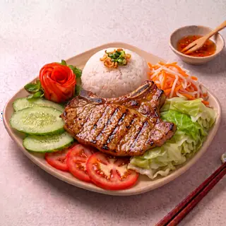 Hình ảnh Cơm Tấm Sườn Cốt Lết